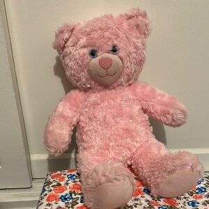 Build-A-Bear Pink Plush Stuffed Animal with strawberry smell